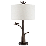 Настольная лампа с корпусом в виде ствола дерева с насекомым Twiglly варинант исполнения - 4 | Loft Concept в Саратове