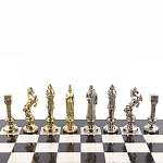 Шахматы Ренессанс с доской из натурального мрамора Decorative Thematic Chess варинант исполнения - 2 | Loft Concept в Саратове