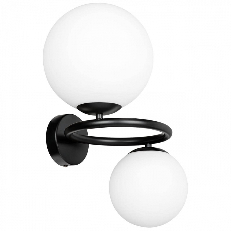 Бра Bubbles on Ring Sconces Black Белый Черный Бра Bubbles on Ring Sconces Black Белый Черный в Саратове | Loft Concept