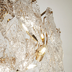 Люстра с декором из текстурированного стекла Textured Glass Chandelier 8 варинант исполнения - 4 | Loft Concept в Саратове