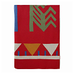 Плед хлопковый по мотивам чувашских орнаментов Ural and Siberian Patterns варинант исполнения - 5 | Loft Concept в Саратове