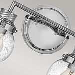 Бра для ванных комнат с прозрачным шарообразным плафоном из стекла с пузырьками на круглом основании Hinkley варинант исполнения - 20 | Loft Concept в Саратове