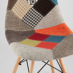 Стул с обивкой в технике пэчворк DSW варинант исполнения - 7 | Loft Concept в Саратове