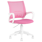 Офисное кресло с основанием из белого пластика Desk chairs Pink варинант исполнения - 1 | Loft Concept в Саратове