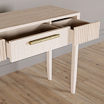 Элегантная Консоль Primo с выдвижным ящиком Светлый дуб варинант исполнения - 4 | Loft Concept в Саратове