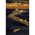 Кофейный стол с японским пейзажем Bohemia coffee table  варинант исполнения - 5 | Loft Concept в Саратове