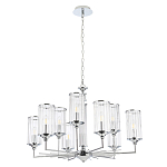 Люстра с 9-ю цилиндрическими стеклянными плафонами Jeanette варинант исполнения - 7 | Loft Concept в Саратове