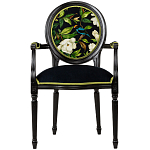 Стул с подлокотниками из бука с изображением птицы и цветов Blooming Birds варинант исполнения - 1 | Loft Concept в Саратове