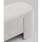 Банкетка Taks букле светло-серый варинант исполнения - 3 | Loft Concept в Саратове