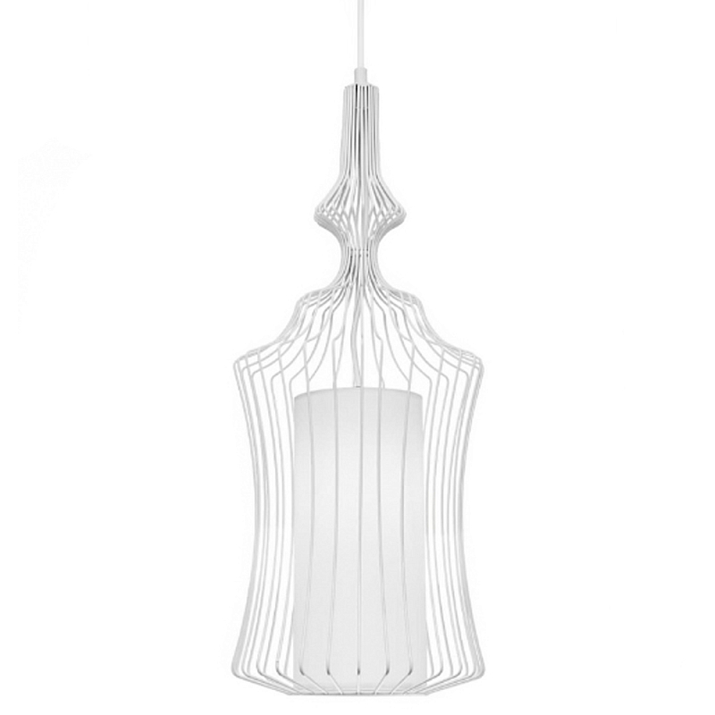 Подвесной светильник Wire Dream Pendant 4 Белый Белый Подвесной светильник Wire Dream Pendant 4 Белый Белый в Саратове | Loft Concept