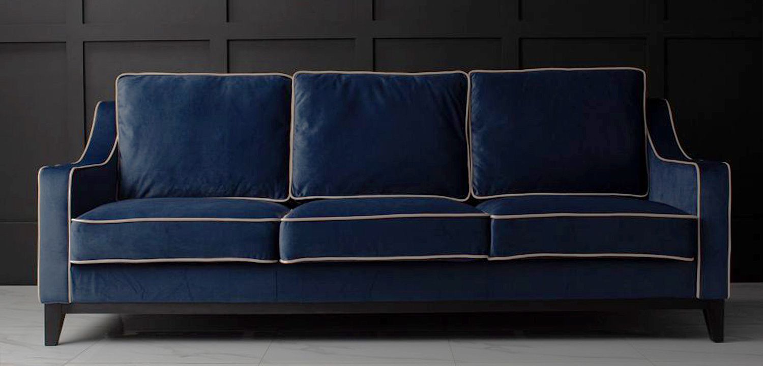 Диван Гринвич Greenwich sofa темно синего цвета Диван Гринвич Greenwich sofa темно синего цвета - Loft-Concept в Саратове