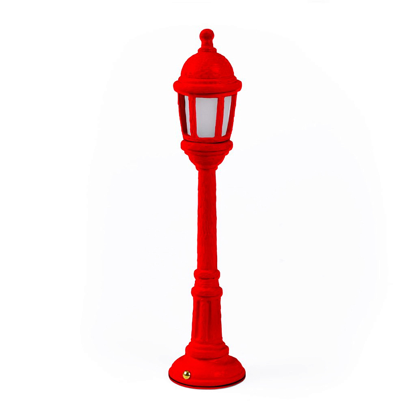 Настольная лампа Seletti Street Lamp Dining Red Красный в Саратове | Loft Concept 