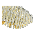 Люстра с подвесками в форме капель на серебристом каркасе Raindrop варинант исполнения - 4 | Loft Concept в Саратове