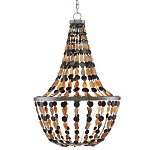 Люстра каплевидной формы с подвесками в виде декоративных бусин Flat Beads варинант исполнения - 2 | Loft Concept в Саратове