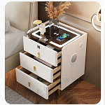 Умная прикроватная тумбочка c зарядкой для телефона Smart Furniture варинант исполнения - 5 | Loft Concept в Саратове