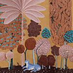 Мебельная ткань Oasis Terracotta Велюр  варинант исполнения - 1 | Loft Concept в Саратове