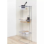 Полка напольная трехъярусная для ванной Bathroom Floor Shelf варинант исполнения - 1 | Loft Concept в Саратове