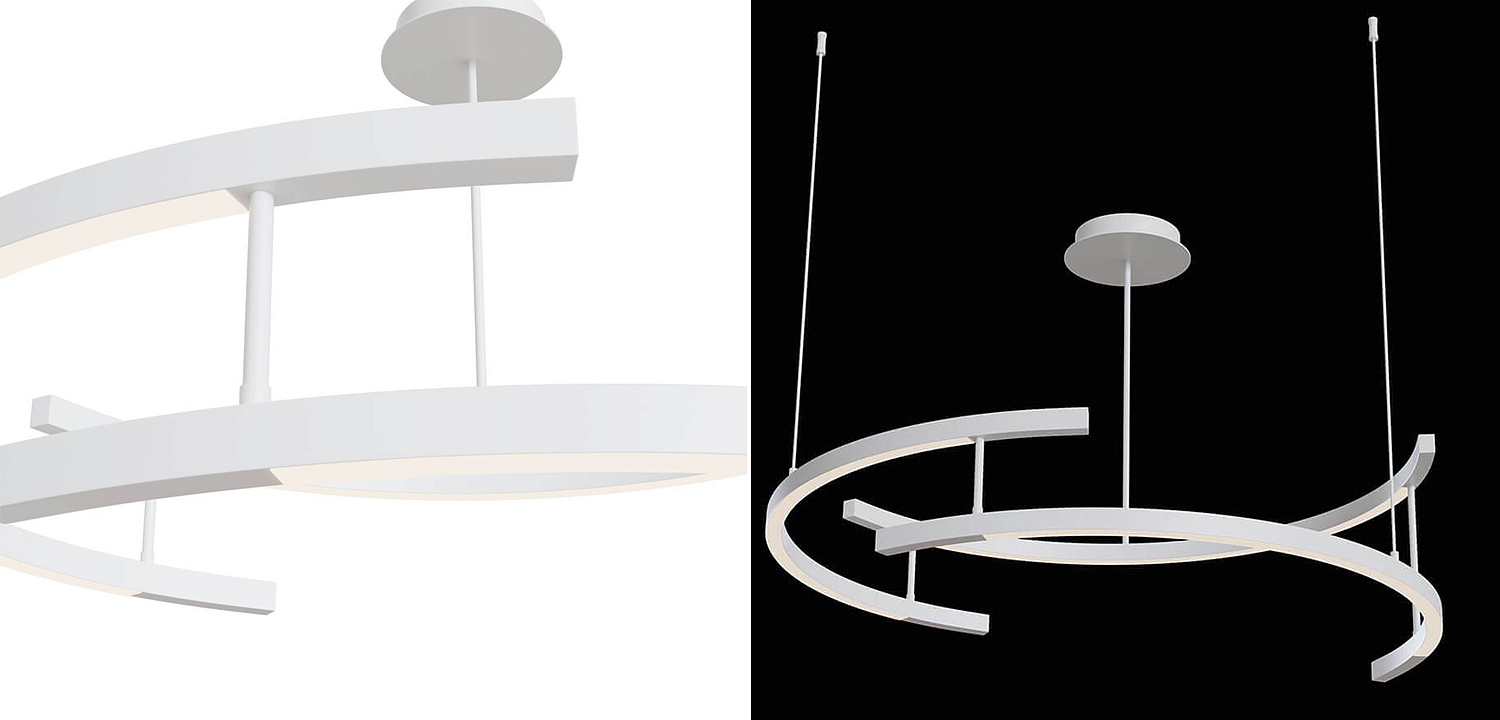 Люстра Smeragde Light Chandelier white arcs Люстра Smeragde Light Chandelier white arcs - Loft-Concept в Саратове