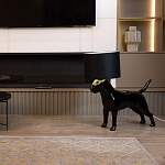 Лампа COLLECTION OF DOGS с абажуром Бультерьер варинант исполнения - 8 | Loft Concept в Саратове