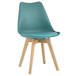 Стул с основой из пластика и мягким сиденьем Arvika Azure варинант исполнения - 1 | Loft Concept в Саратове