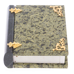 Шкатулка в виде книги из натурального камня змеевик Stone Casket варинант исполнения - 1 | Loft Concept в Саратове