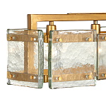 Люстра прямоугольная из толстого литого стекла Cast Glass варинант исполнения - 3 | Loft Concept в Саратове