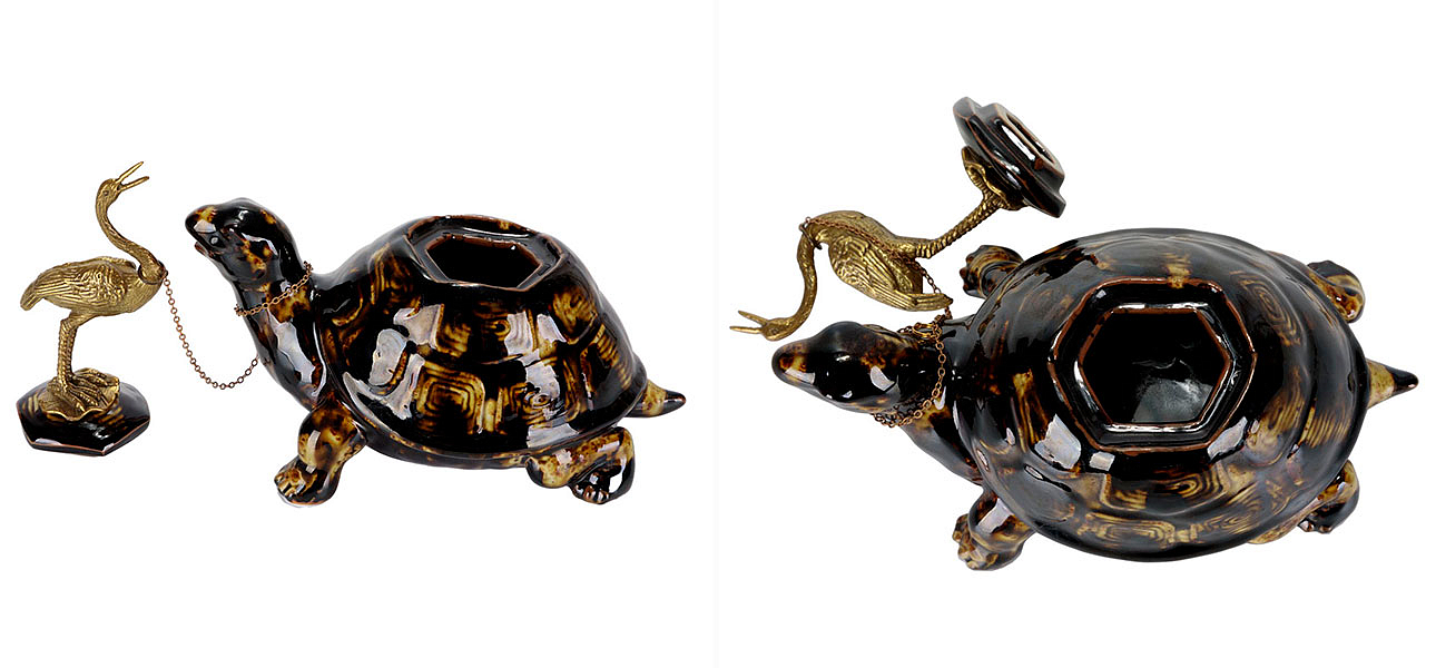 Чайник фарфоровый в виде черепахи Crane & Turtle Чайник фарфоровый в виде черепахи Crane & Turtle - Loft-Concept в Саратове
