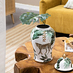 Ваза из фарфора с ручной росписью Leopard Collection  варинант исполнения - 7 | Loft Concept в Саратове