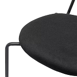Стул с мягким сиденьем черный Stool Loft Black варинант исполнения - 7 | Loft Concept в Саратове