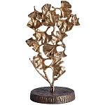 Статуэтка Metal Flowers Вrass Gold варинант исполнения - 1 | Loft Concept в Саратове