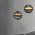 Бра в форме диска из керамогранита Eclipse of Celestial Bodies варинант исполнения - 5 | Loft Concept в Саратове