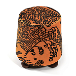 Пуф Wakonda Terracotta Tiger Mountain с Круглыми ножками  варинант исполнения - 2 | Loft Concept в Саратове