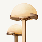 Люстрас 6-ю мраморными плафонами в форме купола Light Warm Light варинант исполнения - 2 | Loft Concept в Саратове