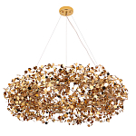 Люстра подвесная круглая с многочисленными металлическими круглыми элементами Terzani Argent варинант исполнения - 4 | Loft Concept в Саратове