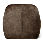 Барный стул со спинкой и подлокотниками на 4-х черных ножках Douglas Rhombus Коричневый Велюр варинант исполнения - 4 | Loft Concept в Саратове