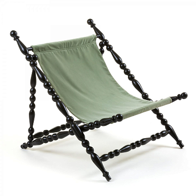 Стул Seletti Heritage Foldable Deckchair Green Стул Seletti Heritage Foldable Deckchair Green