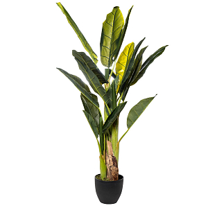 Искусственный банановый куст в горшке 120