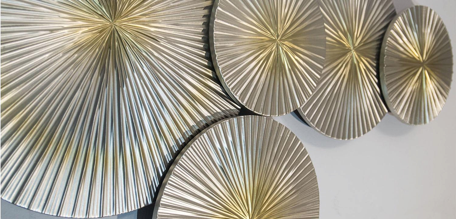 Арт-объект Apollo Gold and Silver Wall Plaque Disc 5 Арт-объект Apollo Gold and Silver Wall Plaque Disc 5 - Loft-Concept в Саратове