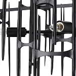 Люстра черная остроконечной формы Black Satin варинант исполнения - 2 | Loft Concept в Саратове