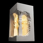 Встраиваемый в стену гипсовый светильник под покраску с колоннами и арками в античном стиле Antiquity Athena варинант исполнения - 7 | Loft Concept в Саратове