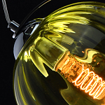 Подвесной светильник со стеклянном плафоном в форме бокала Kaleido варинант исполнения - 31 | Loft Concept в Саратове