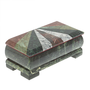 Шкатулка для денег с мозаикой из натуральных камней Stone Casket