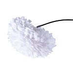 Изогнутый торшер с декором в виде перьев Plumage White Floor Lamp варинант исполнения - 2 | Loft Concept в Саратове