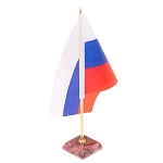 Флагшток на подставке из натурального камня Stone Flagpole варинант исполнения - 2 | Loft Concept в Саратове