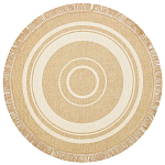 Ковер из комбинированного состава с узором The Cycle of Happiness варинант исполнения - 1 | Loft Concept в Саратове