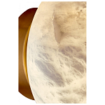 Бра в форме диска из натурального камня Cryptocrystalline Stone варинант исполнения - 3 | Loft Concept в Саратове