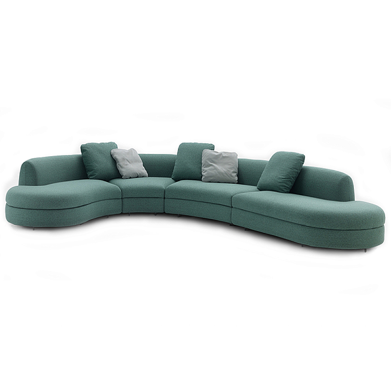 Премиальный Угловой Диван трансформер California Зеленый в Саратове | Loft Concept 