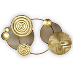 Панно настенное Blank Sheet Golden Orbit варинант исполнения - 1 | Loft Concept в Саратове