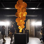 Люстра виноградная гроздь Grape Balls Янтарный цвет варинант исполнения - 3 | Loft Concept в Саратове