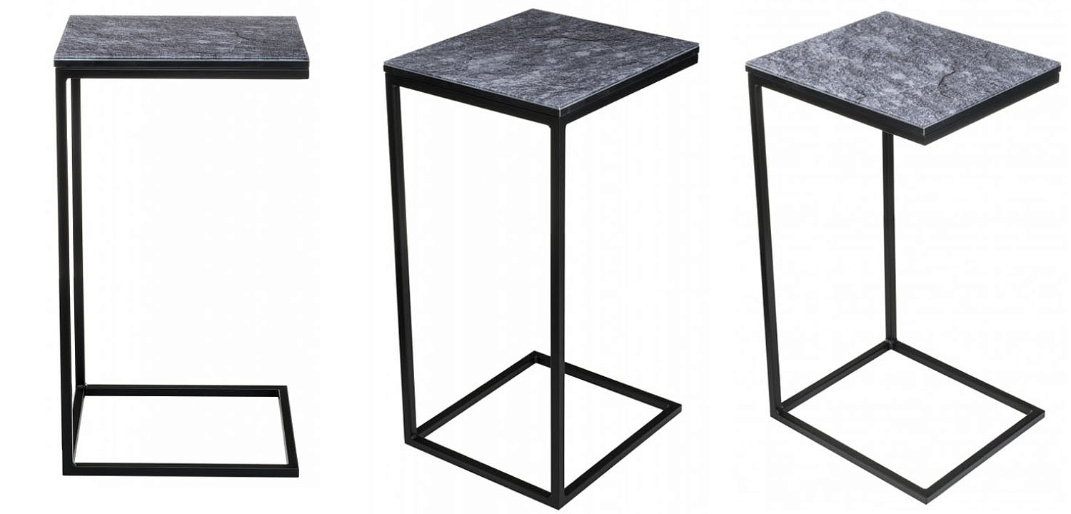 Приставной стол Zermatt Side Table gray Приставной стол Zermatt Side Table gray - Loft-Concept в Саратове